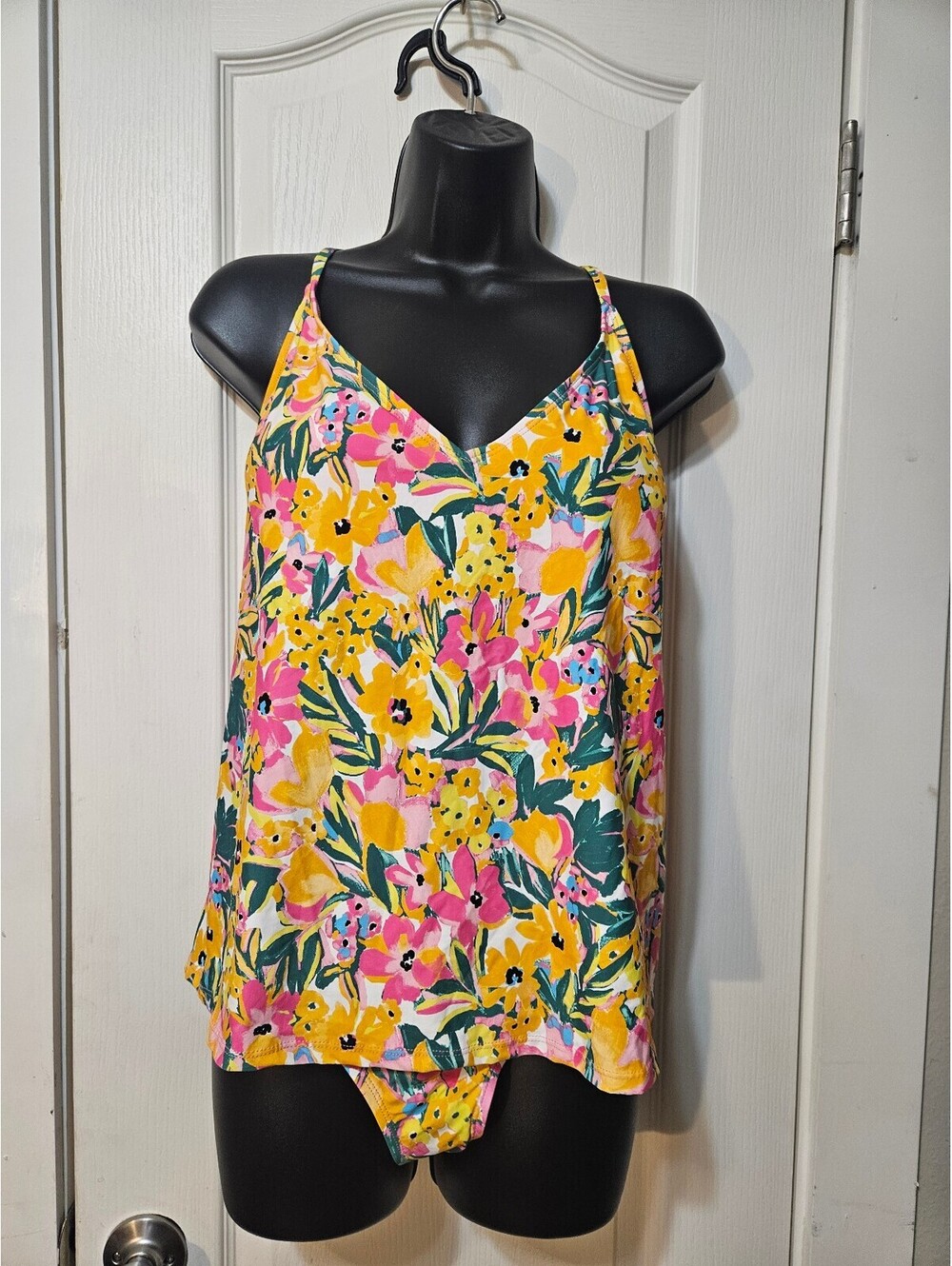 Anne Cole | Tropical Floral 2‑Piece Swim Set | XL | NWT